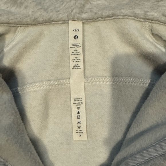 Lululemon Athletica Scuba Oversized 1/2 zip - Picture 5 of 6